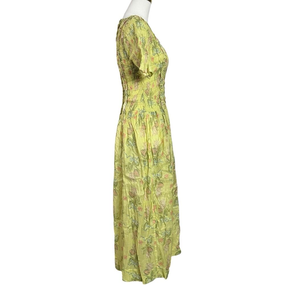 Free People Damson Madder Dainty Ethereal Cottage Raphaela Midi Dress 16 XL - Picture 10 of 16
